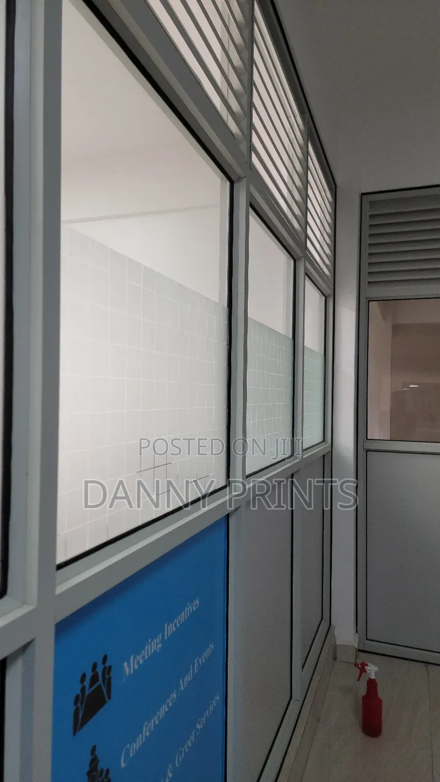 Office Window/Partition Frosted Decals (All Sizes)