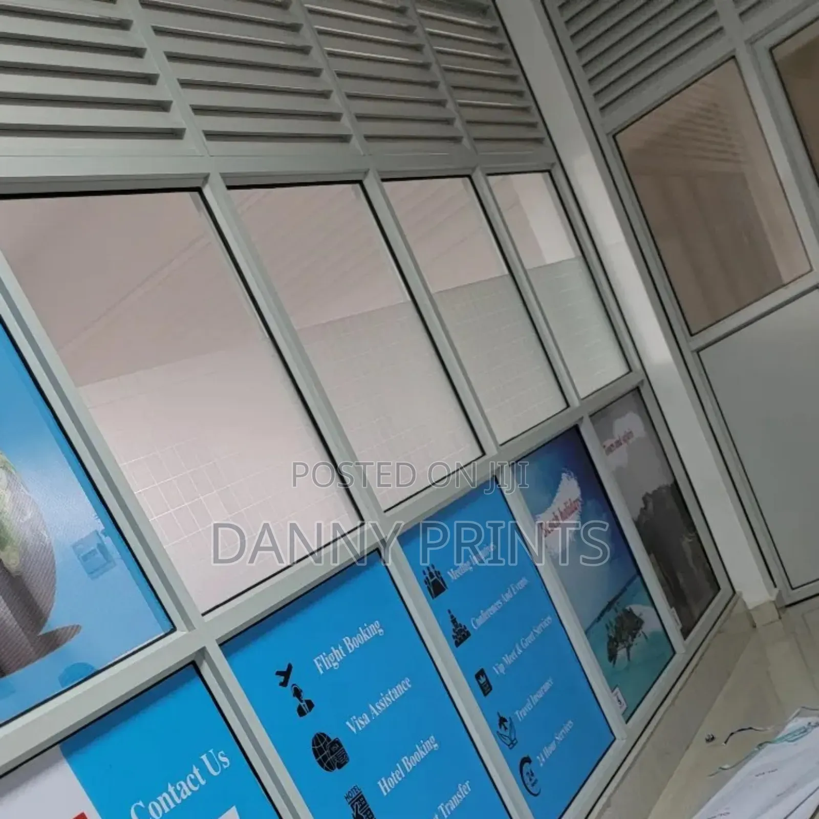 Office Window/Partition Frosted Decals (All Sizes)