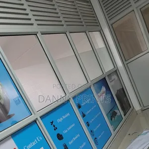 Office Window/Partition Frosted Decals (All Sizes)