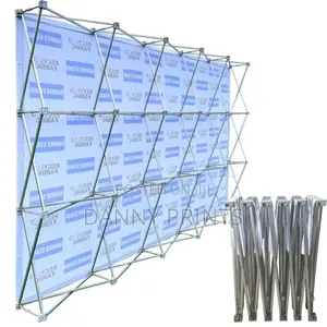 Complete Event Backdrop Kit : High Quality BNR Portable Pop Up Stand