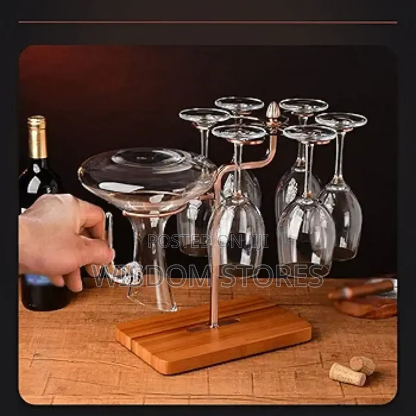 Space Saving Wine Glass Holder