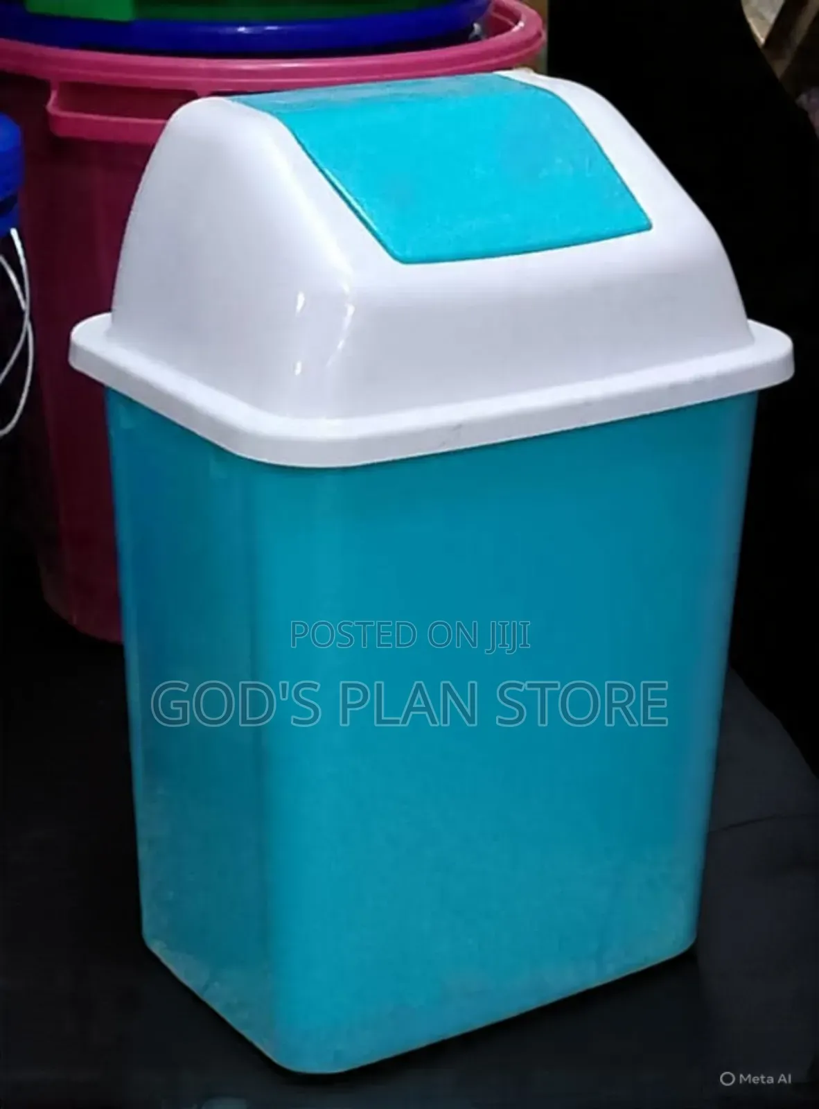 Outdoor 40litres Plastic Dust Bins Plastic Dust Bins