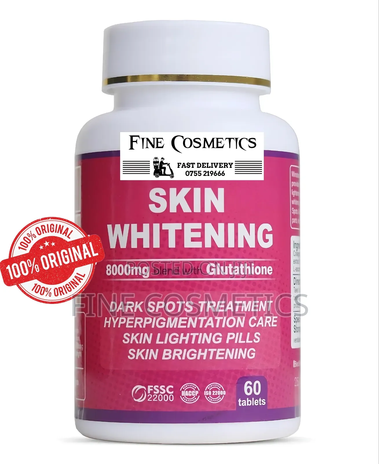 Wholesale Only, Skin Whitening Tablets Glutathione Darkspots Tablets