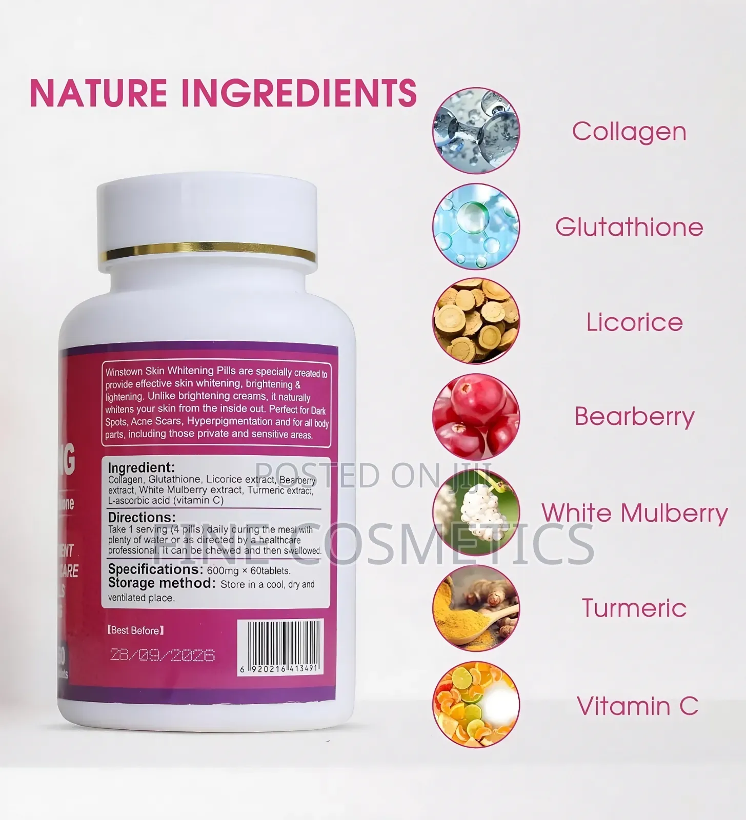 Wholesale Only, Skin Whitening Tablets Glutathione Darkspots Tablets