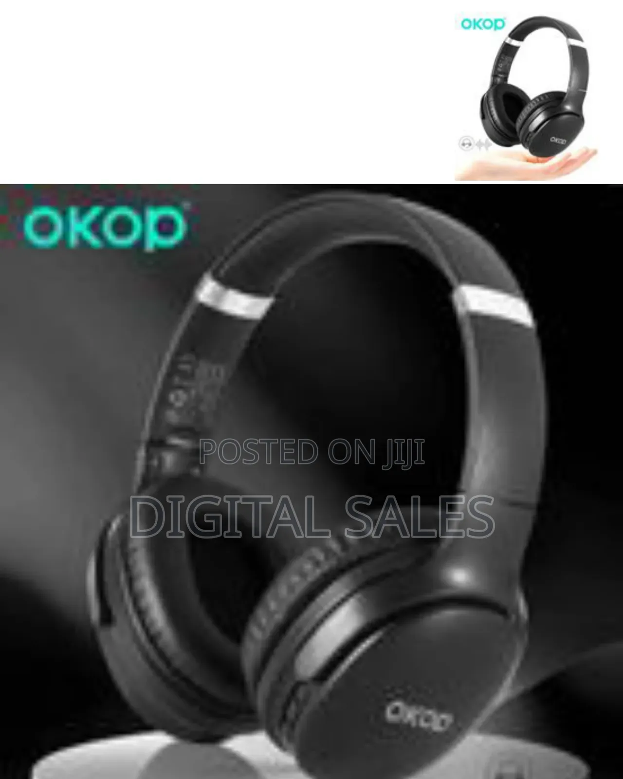 Okop Headset Bluetooth Noise Reduction Headset,Waterproof Sweat-proof