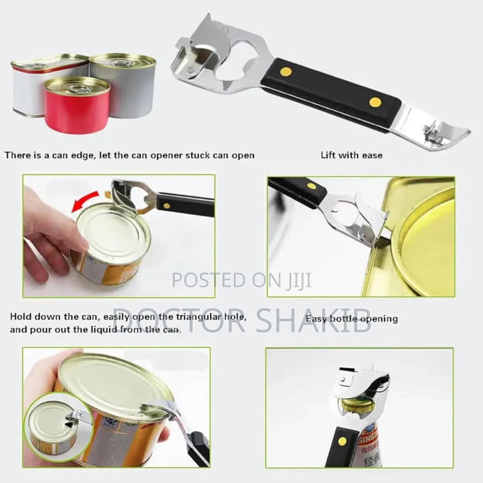 4in1 Manual Can Opener