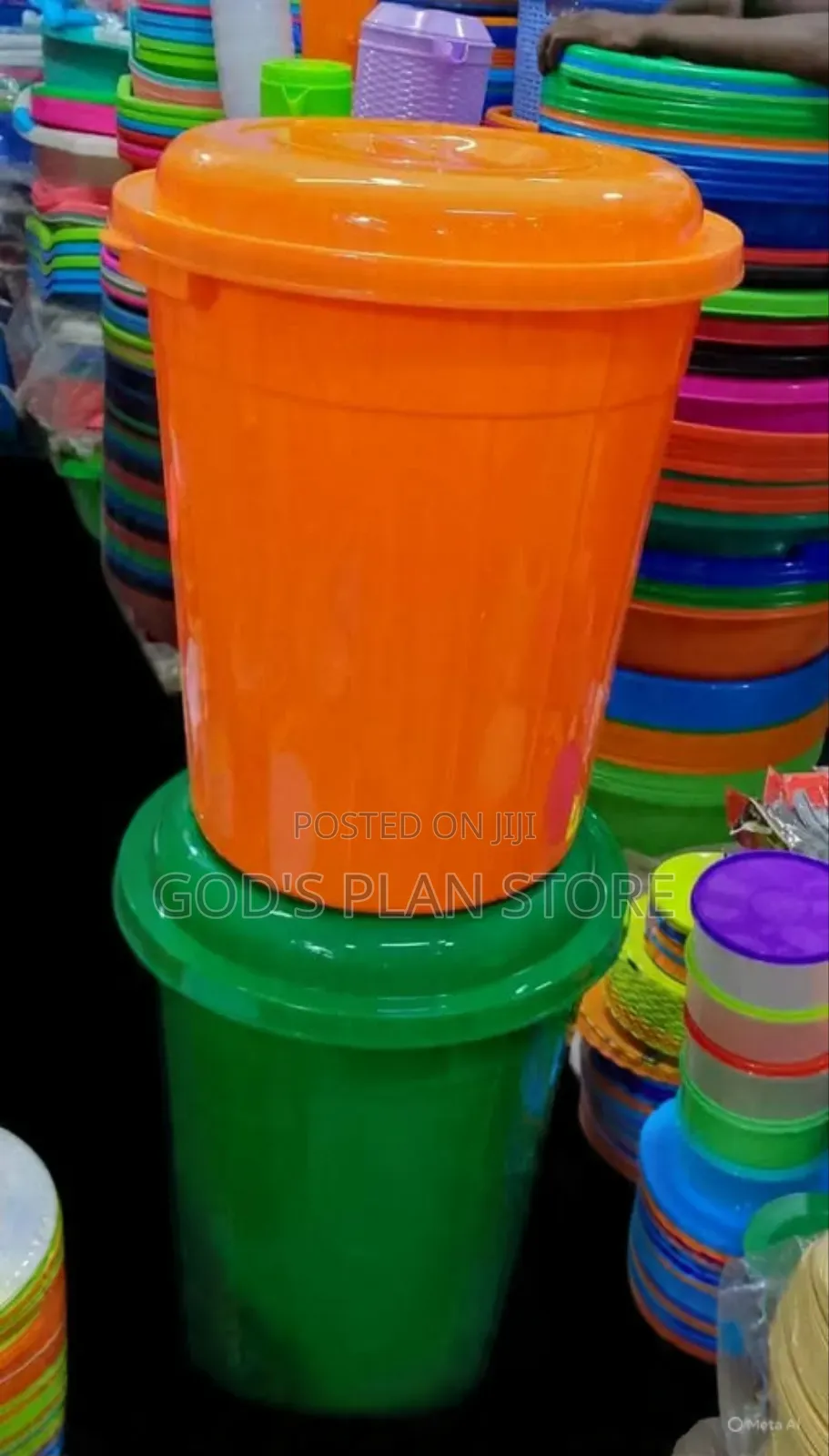 Colorful Plastic Buckets Plastic Buckets 60litres