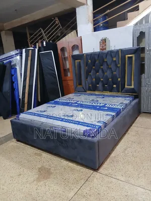 Bed With Golden Stickers