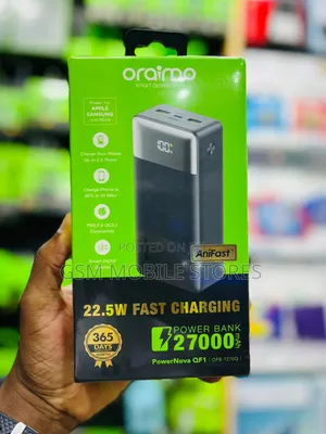 New Oraimo Powernova Qf1 27000mah Big Capacity Fast Charging Powerbank