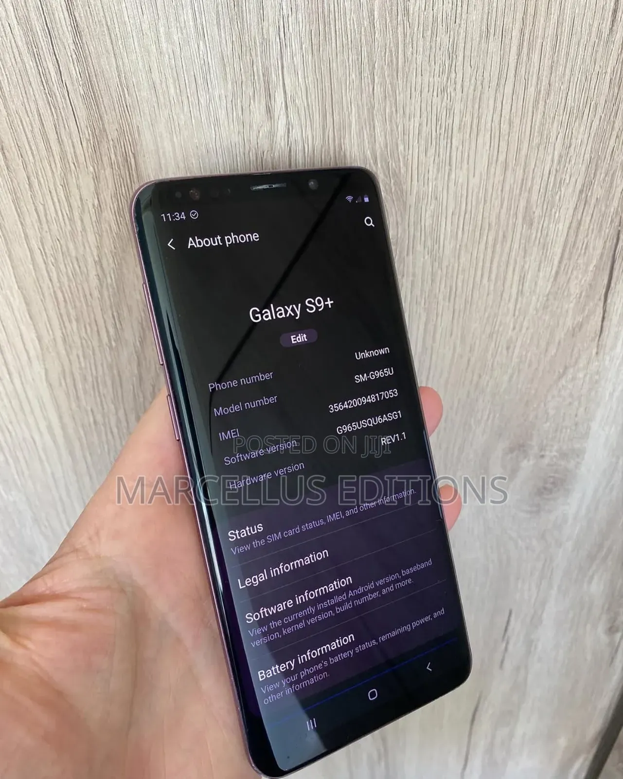 Samsung Galaxy S9 Plus 64 GB Black