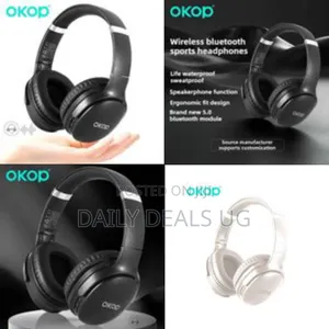 Okop Headset Bluetooth Noise Reduction Headset,Waterproof Sweat-Proof