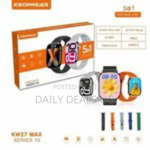 Kw27 Max Series 10 Smartwatch by Keqiwear – Touchscreen Fitness