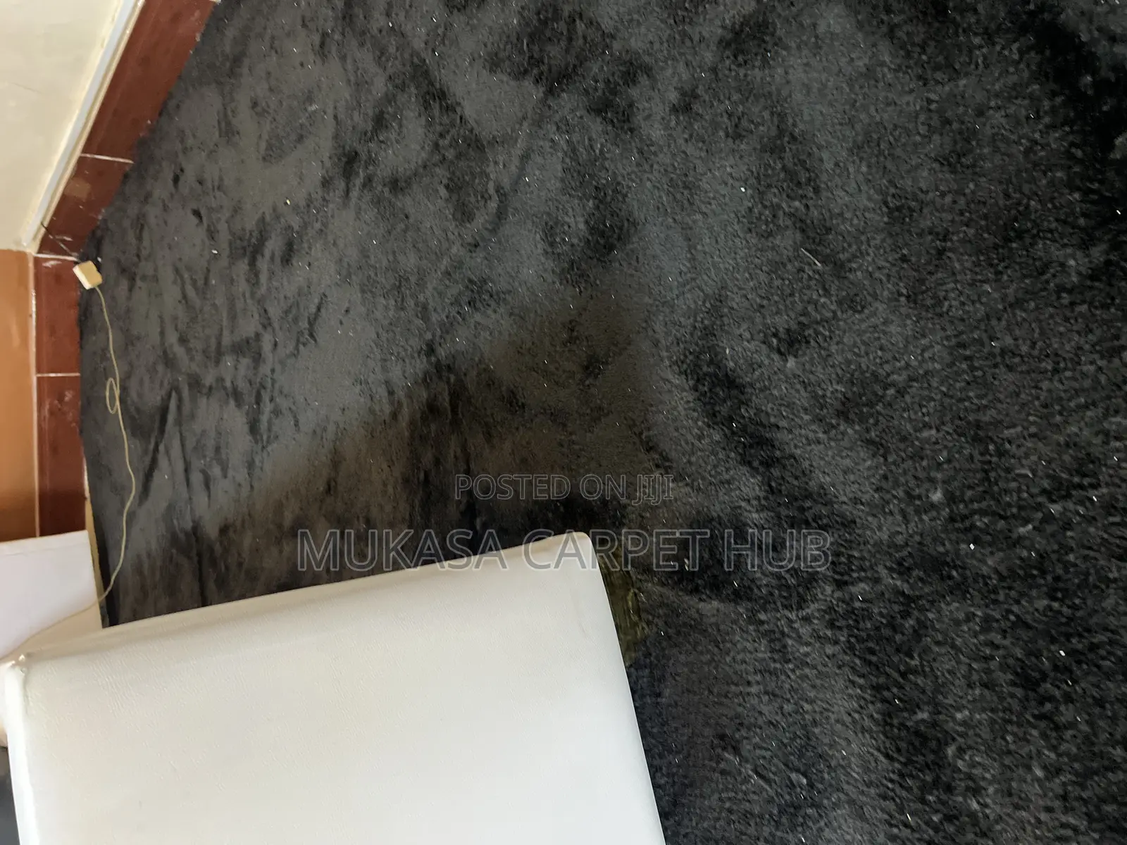 Soft Black Galaxy Carpet