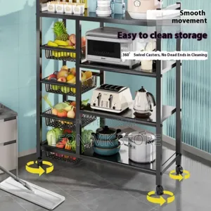 Metal Cart Storage Rack