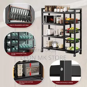 Metal Cart Storage Rack