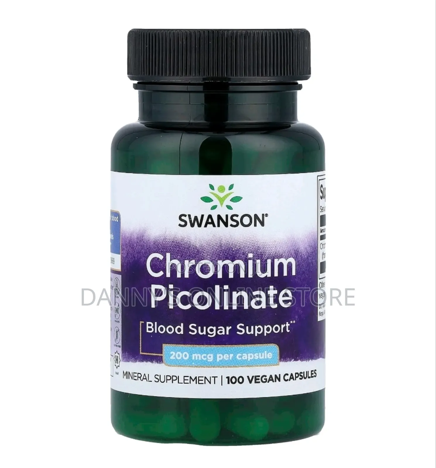 Chromium Picolinate, 200mcg, 100 Capsules