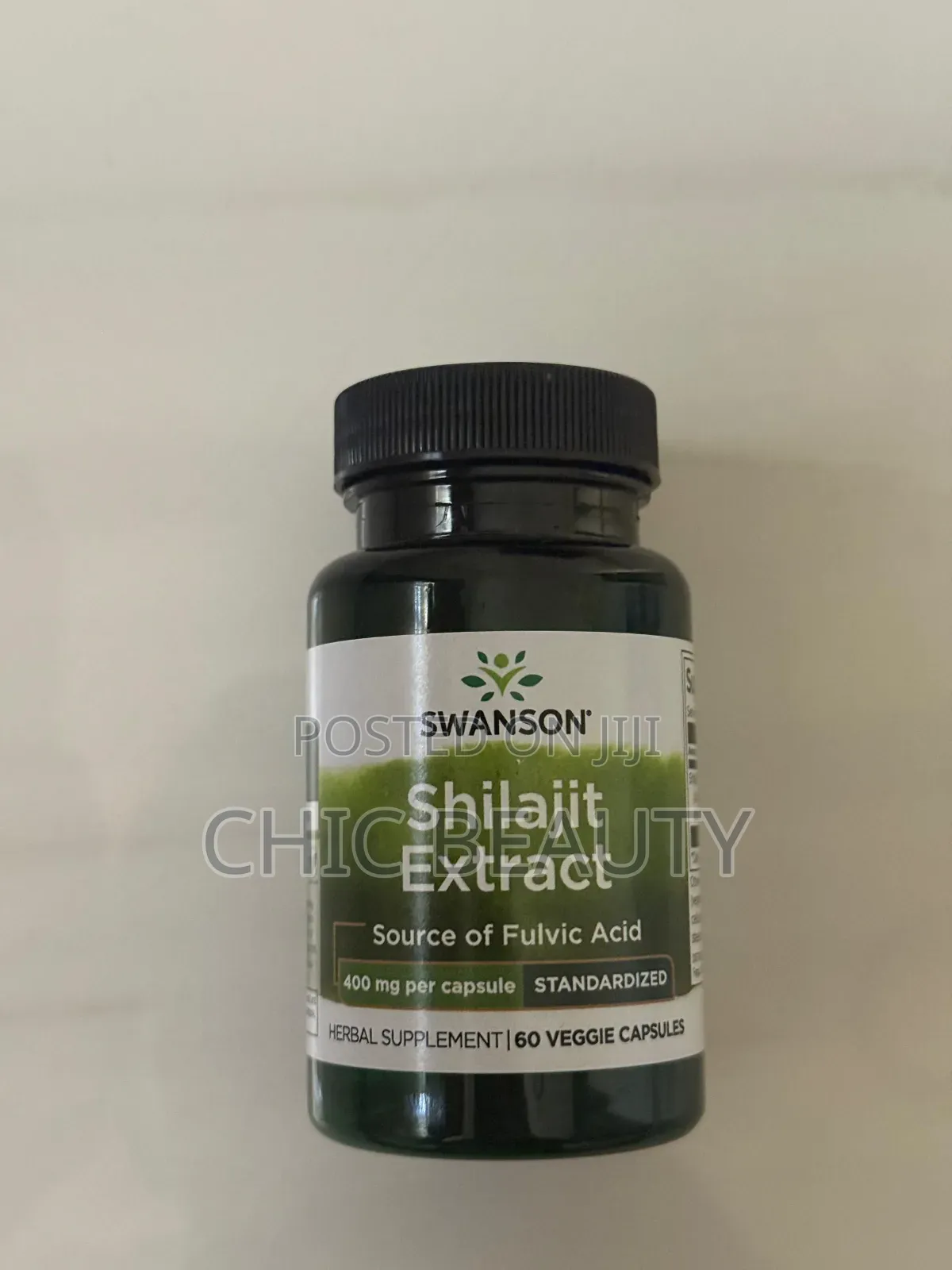 Swanson Shillajit Extract 400mg 60 Veg Capsules.