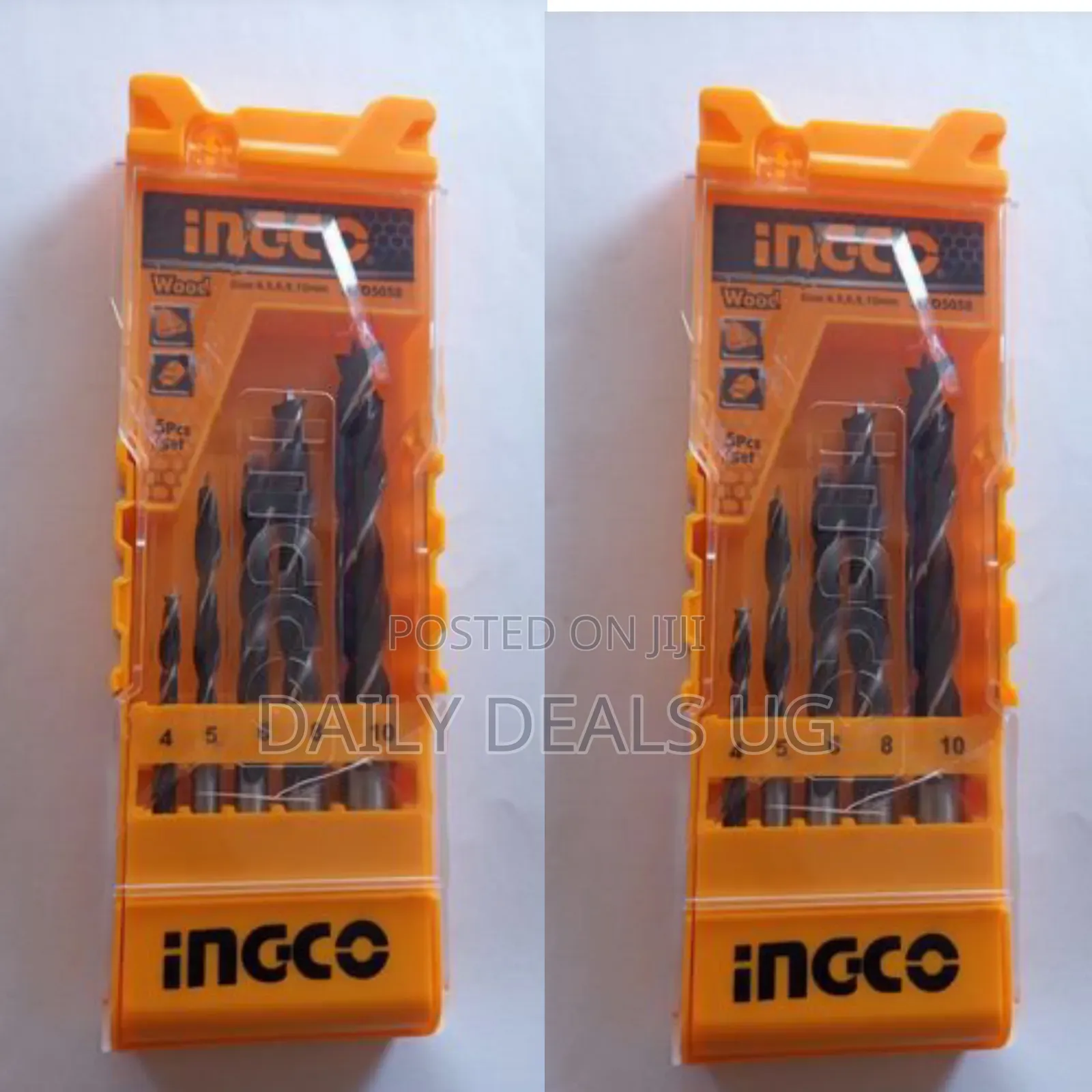Wood Drill Nails Set-Yellow