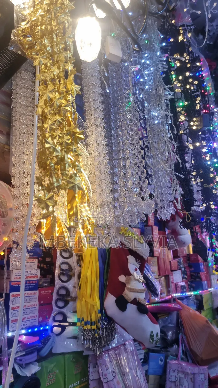 Christmas Decoration With Beautiful Beads And Strings/ Home Decor