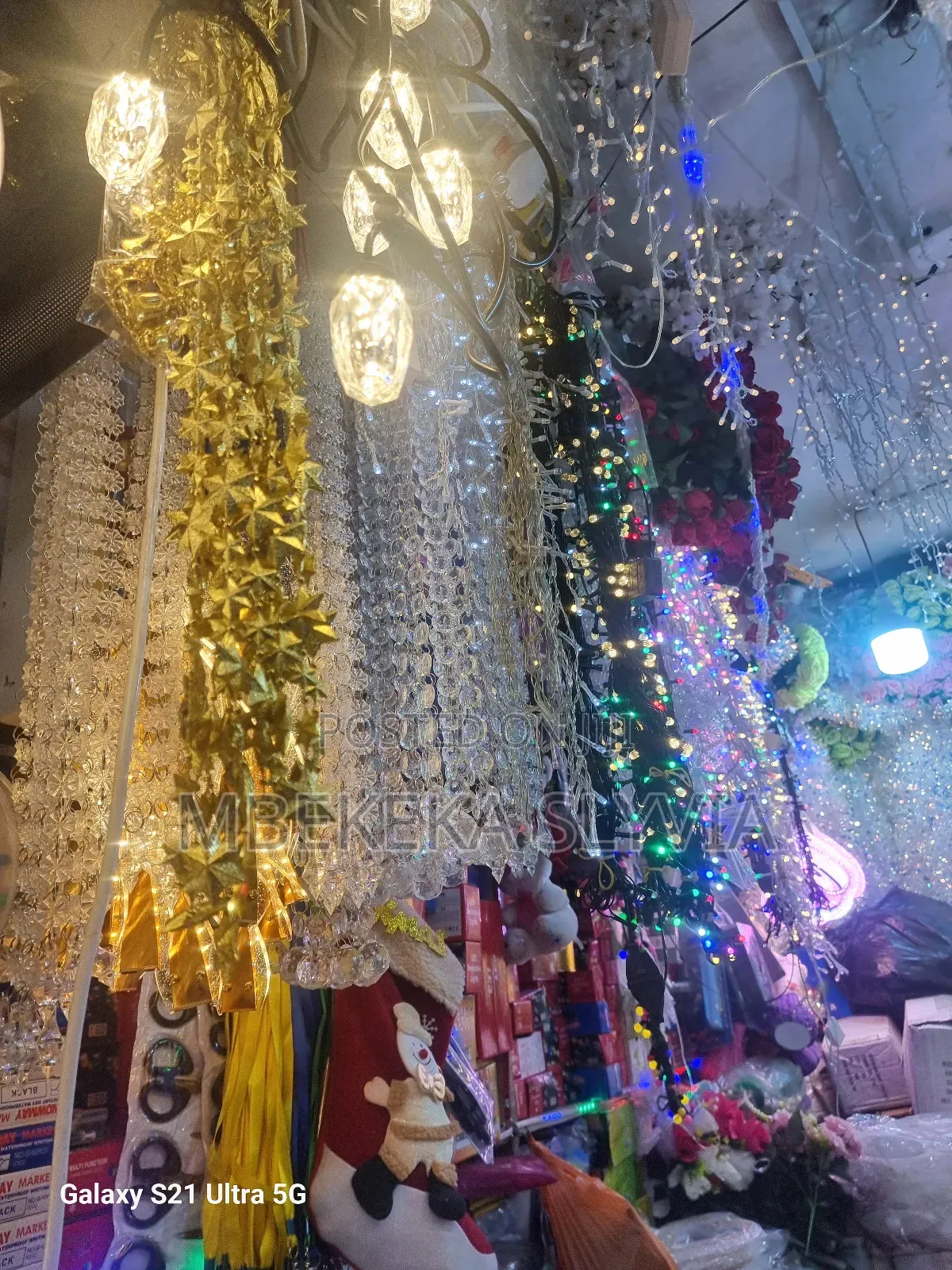 Christmas Decoration With Beautiful Beads And Strings/ Home Decor