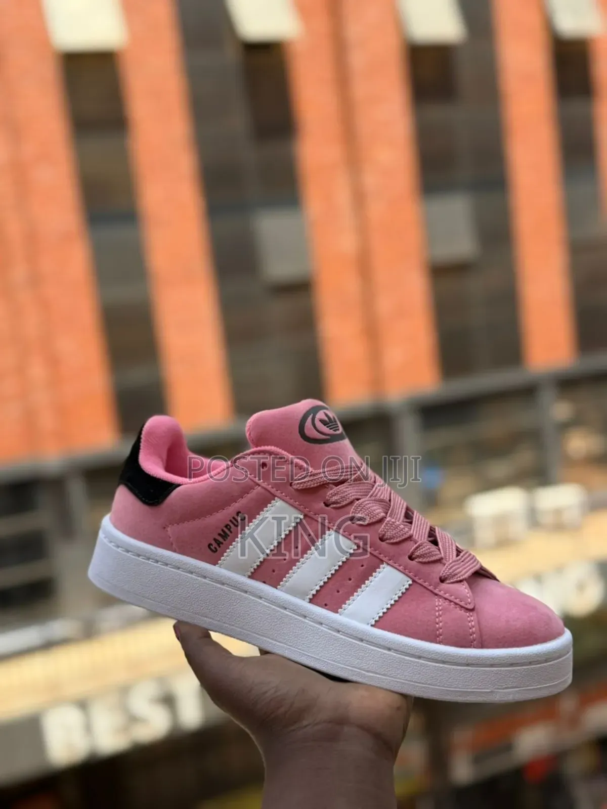 Pink X Adidas Campus Women's Sneakers