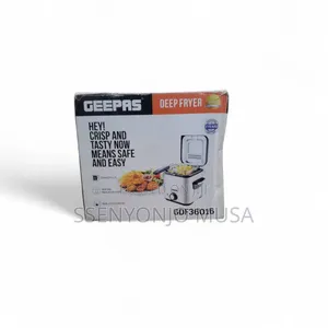 Geepas Deep Fryer 1.5l Gdf36016 - Non-Stick,Stainless Steel-