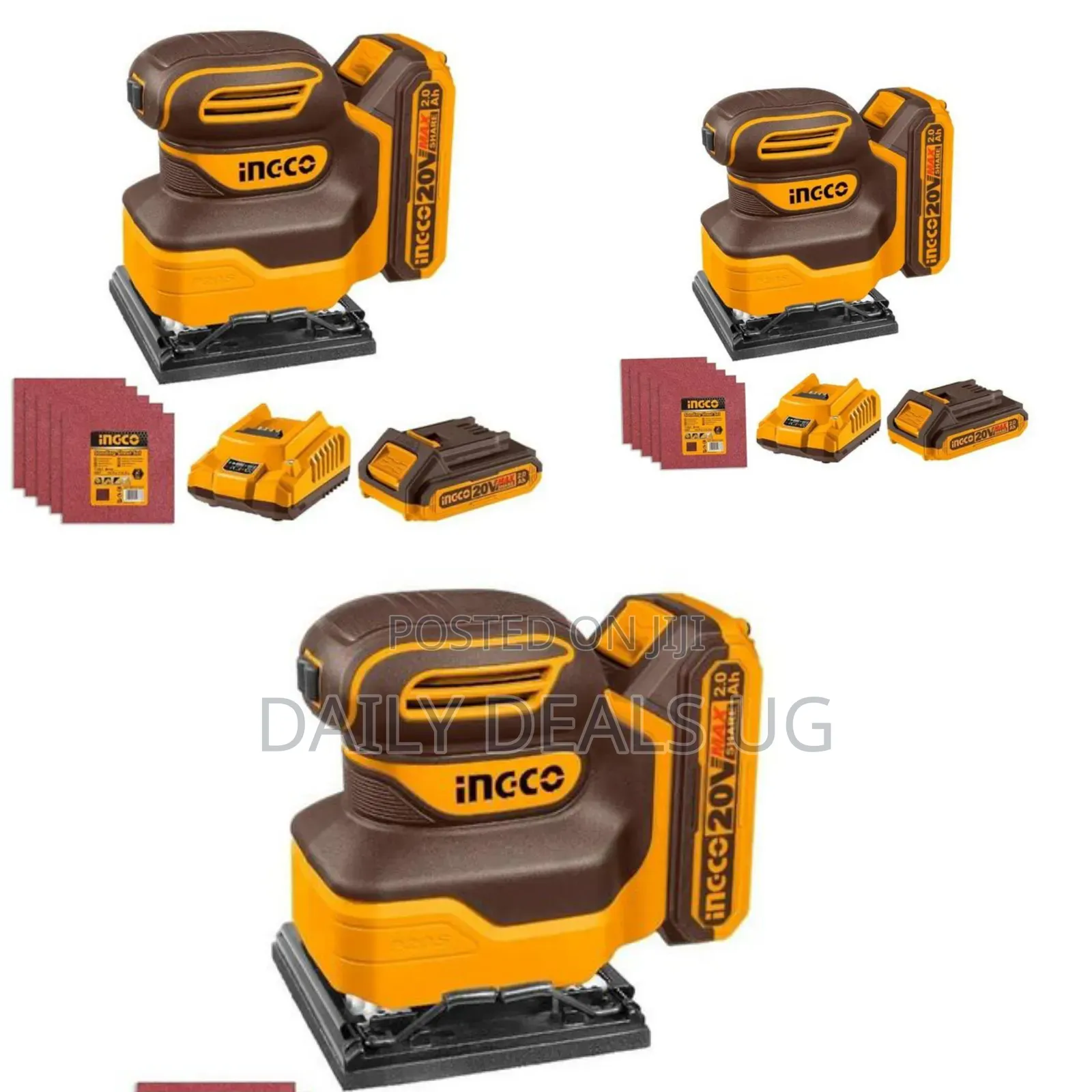 20v Cordless Random Orbit Sander 125mm
