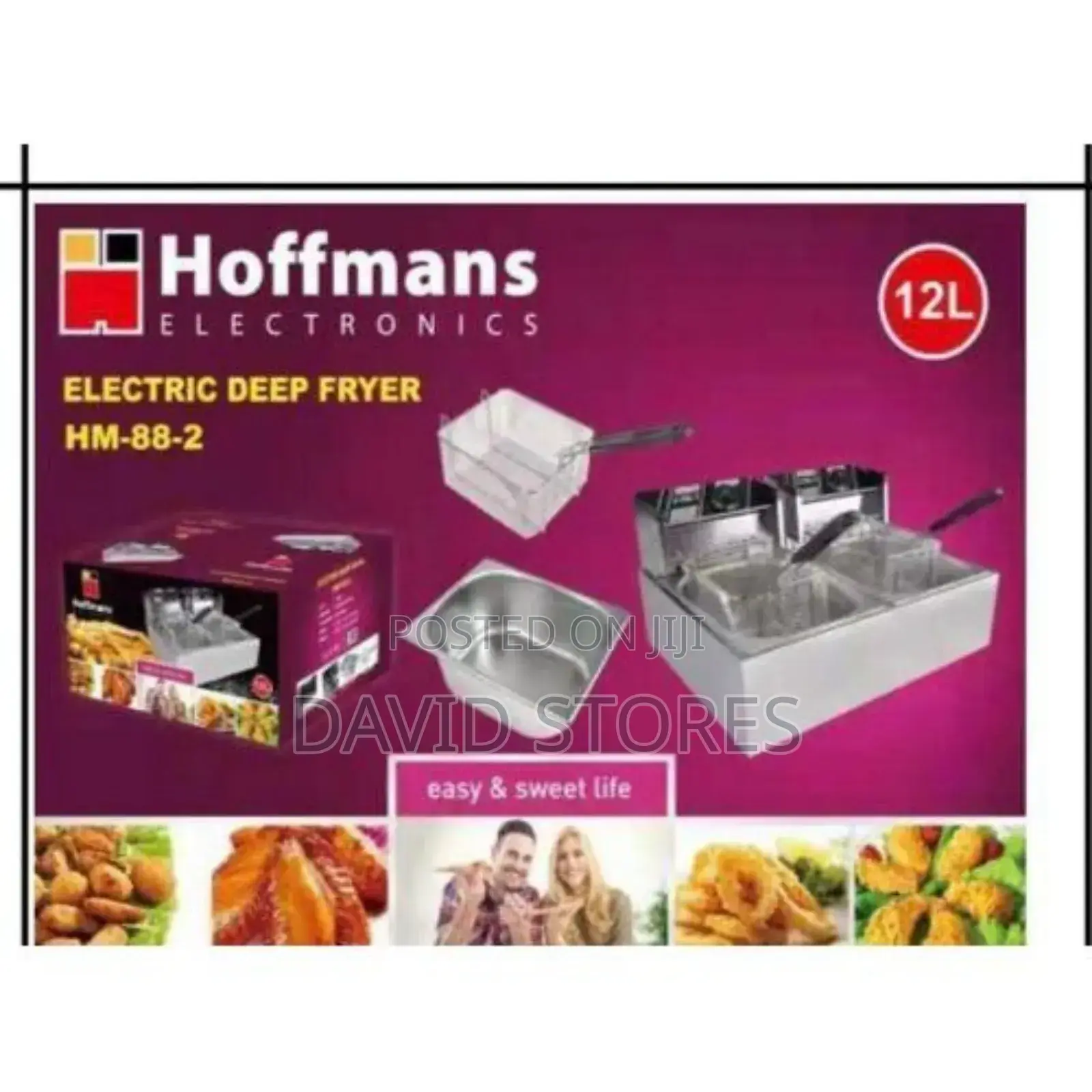 Hoffmans Double Deepfyer 12l(6l+6l)