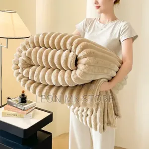 Rabbit Fur Fleece Blankets