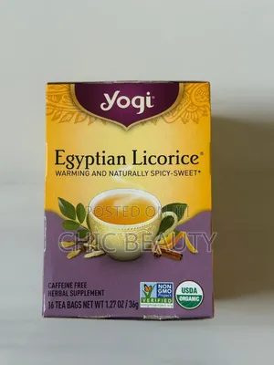 Yogi Egyptian Licorice Spicy Tea 16 Tea Bags 36g