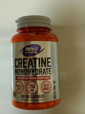 Now Creatine Monohydrate Mass Building, Energy 750mg 120 Veg Caps