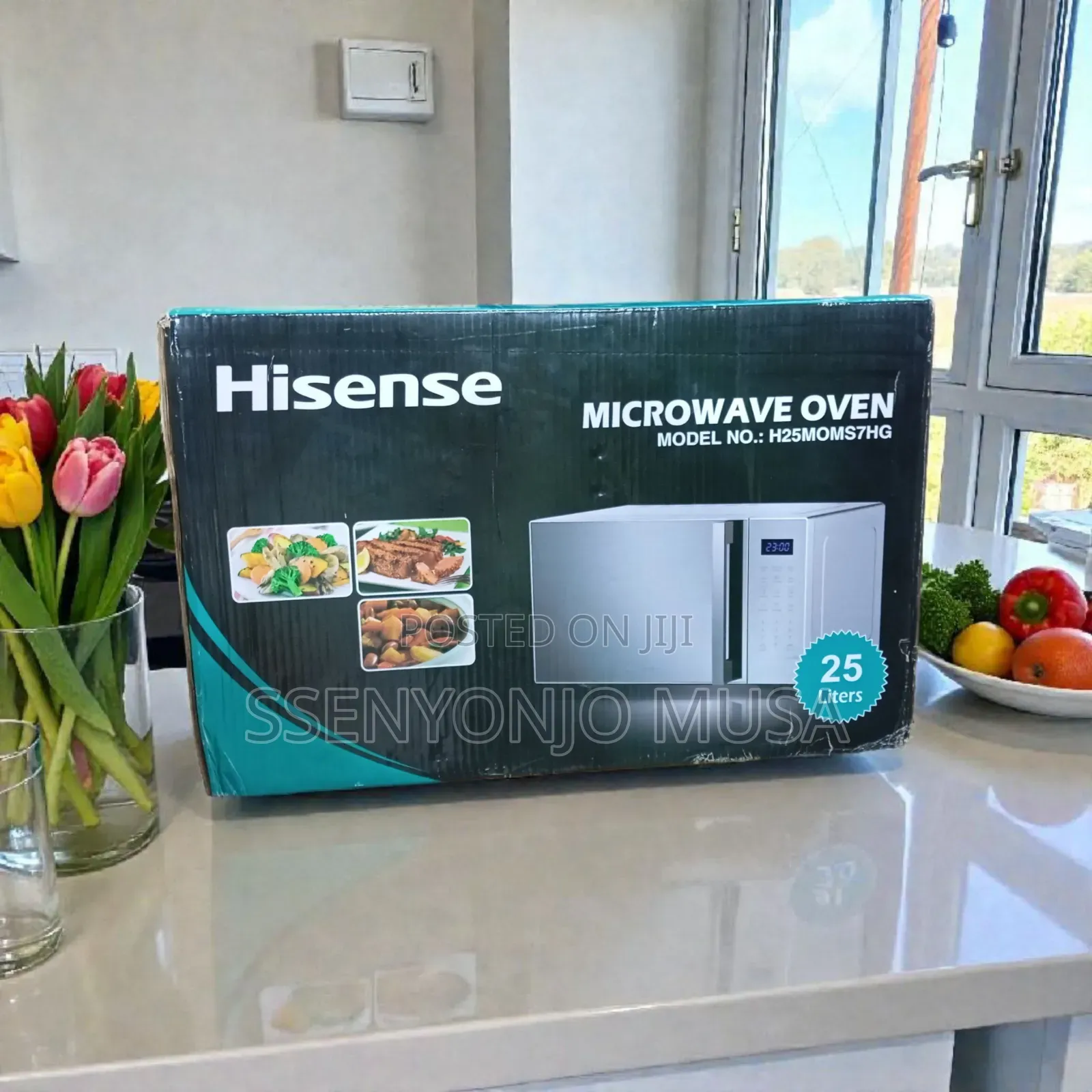 Hisense H25moms7hg Microwave Oven – 25l, 900w Grill Multi-Function