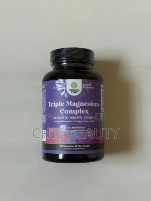 Nature'scraft Triple Magnesium Complex Glycinate, Malate, Taurate 120c