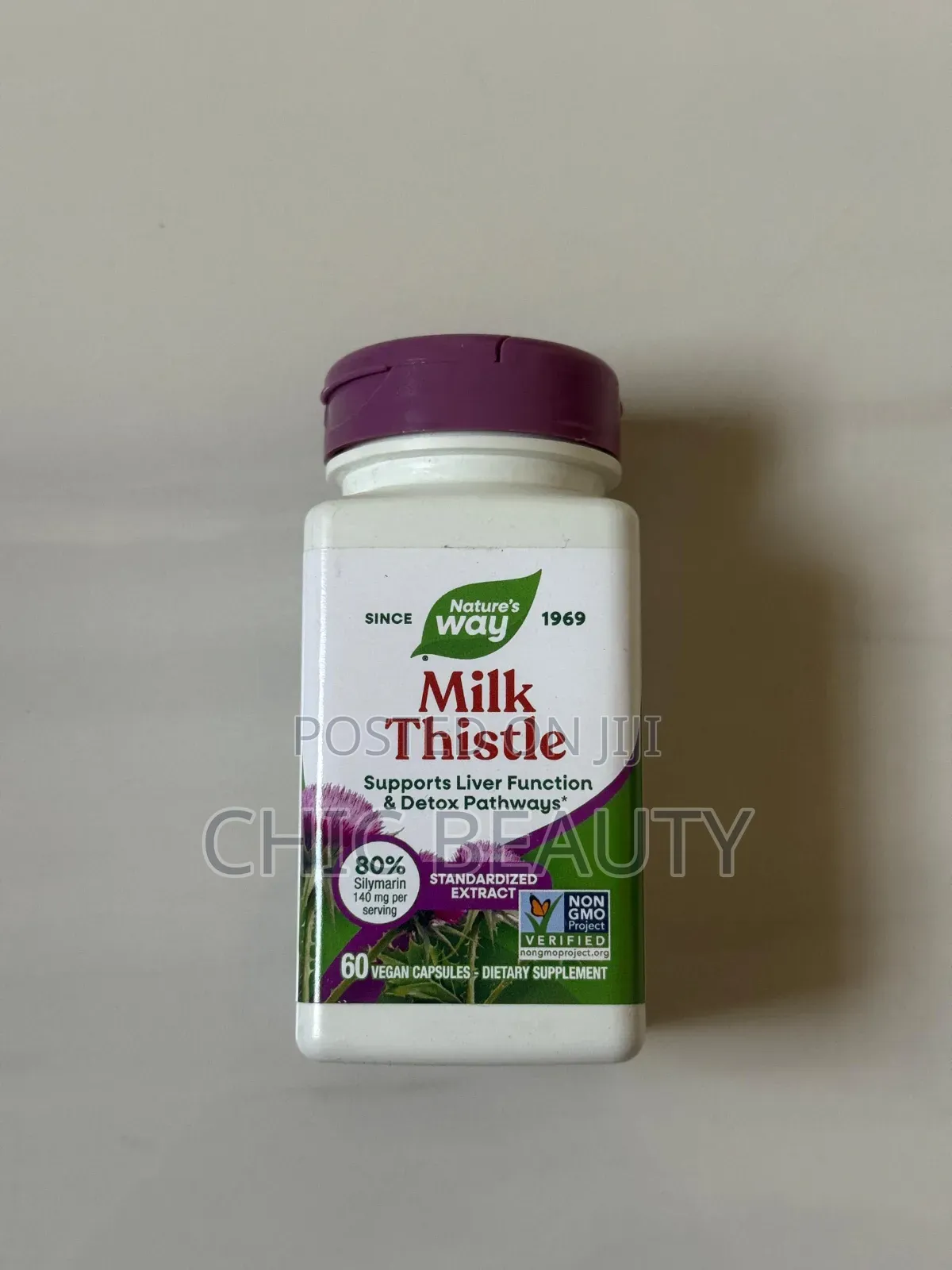Nature's Way Milk Thistle Detox, Supports Liver Function 60 Vegan Caps