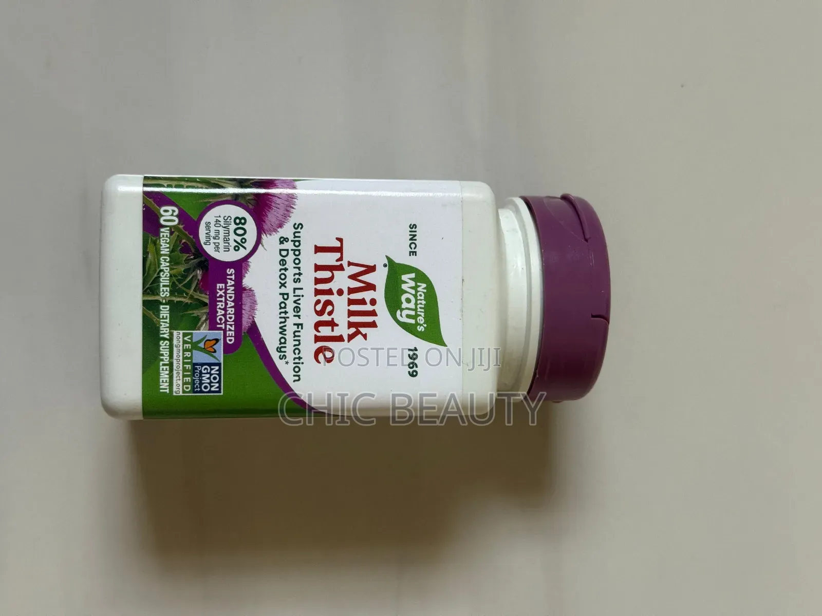 Nature's Way Milk Thistle Detox, Supports Liver Function 60 Vegan Caps
