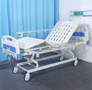 Three Crank Manual Icu Patient Bed