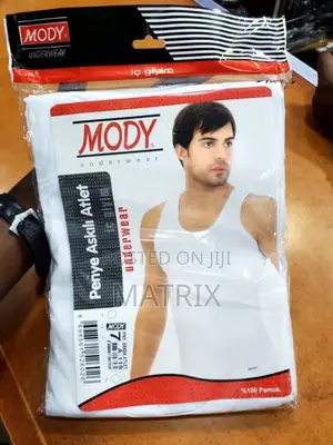 Mody Turkish Original Mens Vest 2pcs 100% Cotton