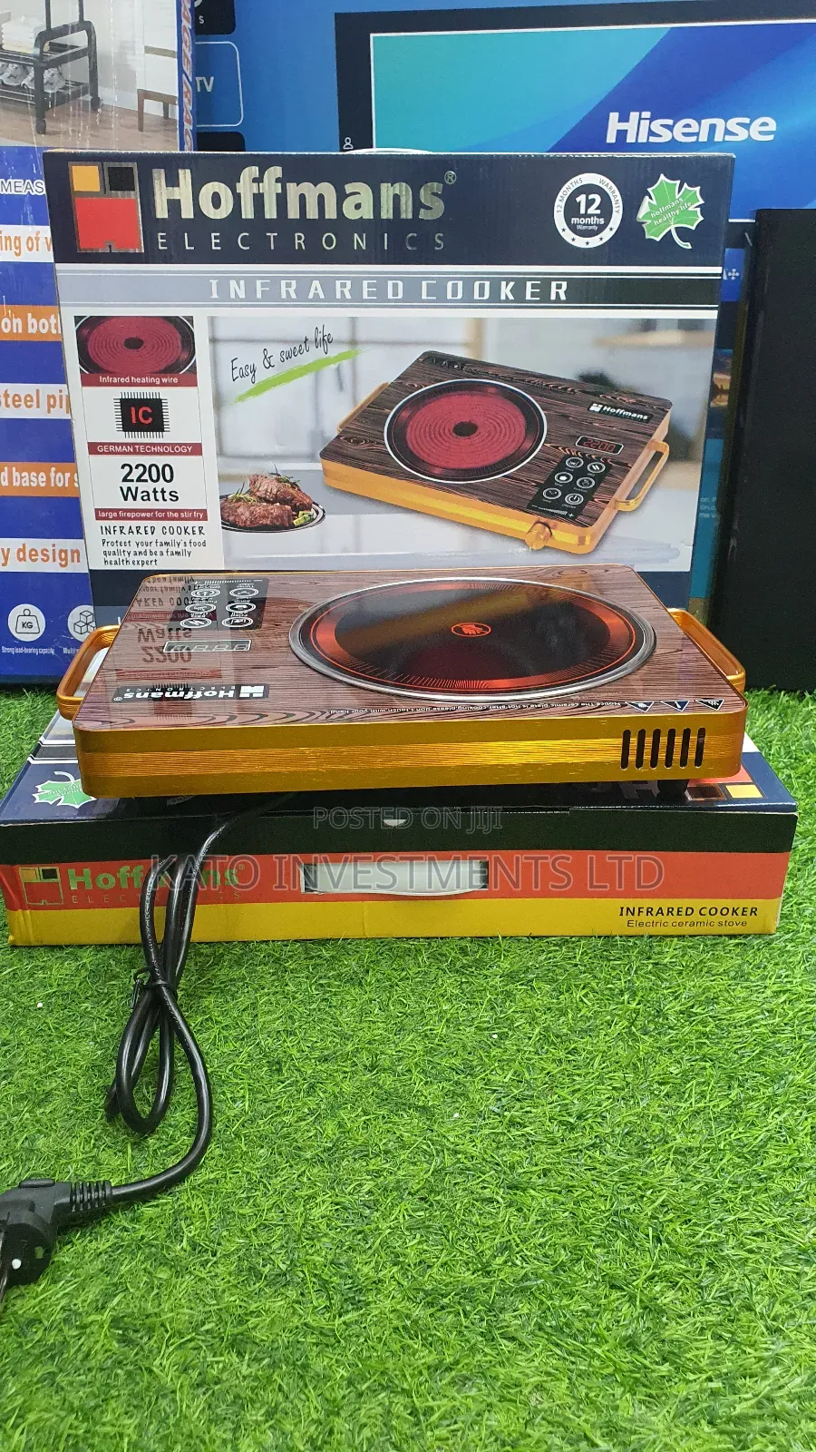 German Technology Infrared Cooker Hoffmans