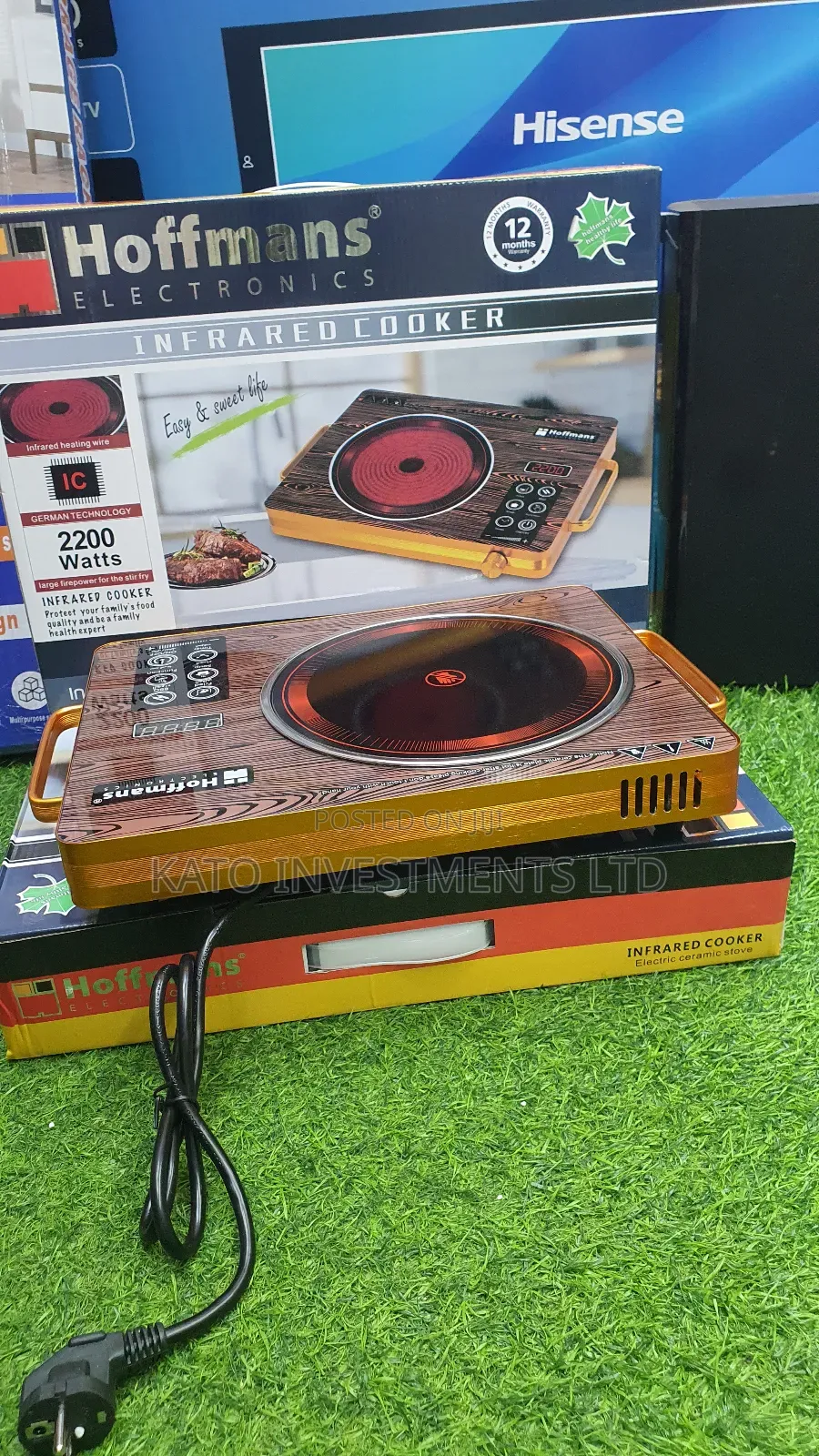 German Technology Infrared Cooker Hoffmans