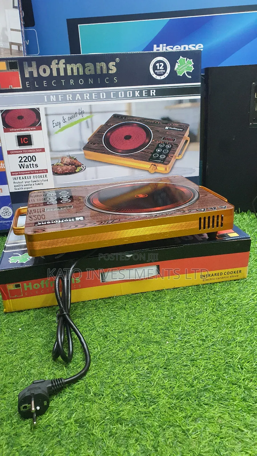 German Technology Infrared Cooker Hoffmans