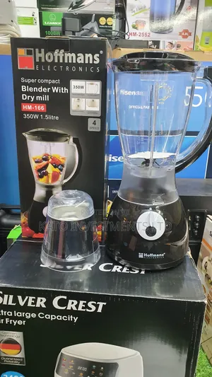 Hoffmans 2 in 1 Blender Black