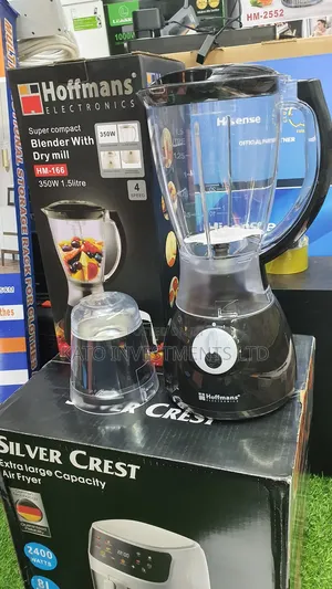 Hoffmans 2 in 1 Blender Black