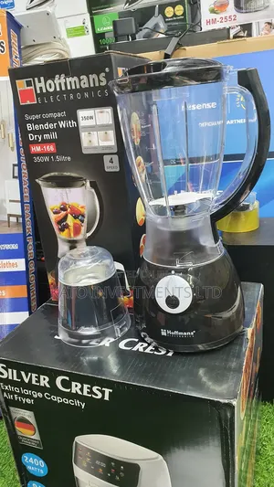 Hoffmans 2 in 1 Blender Black