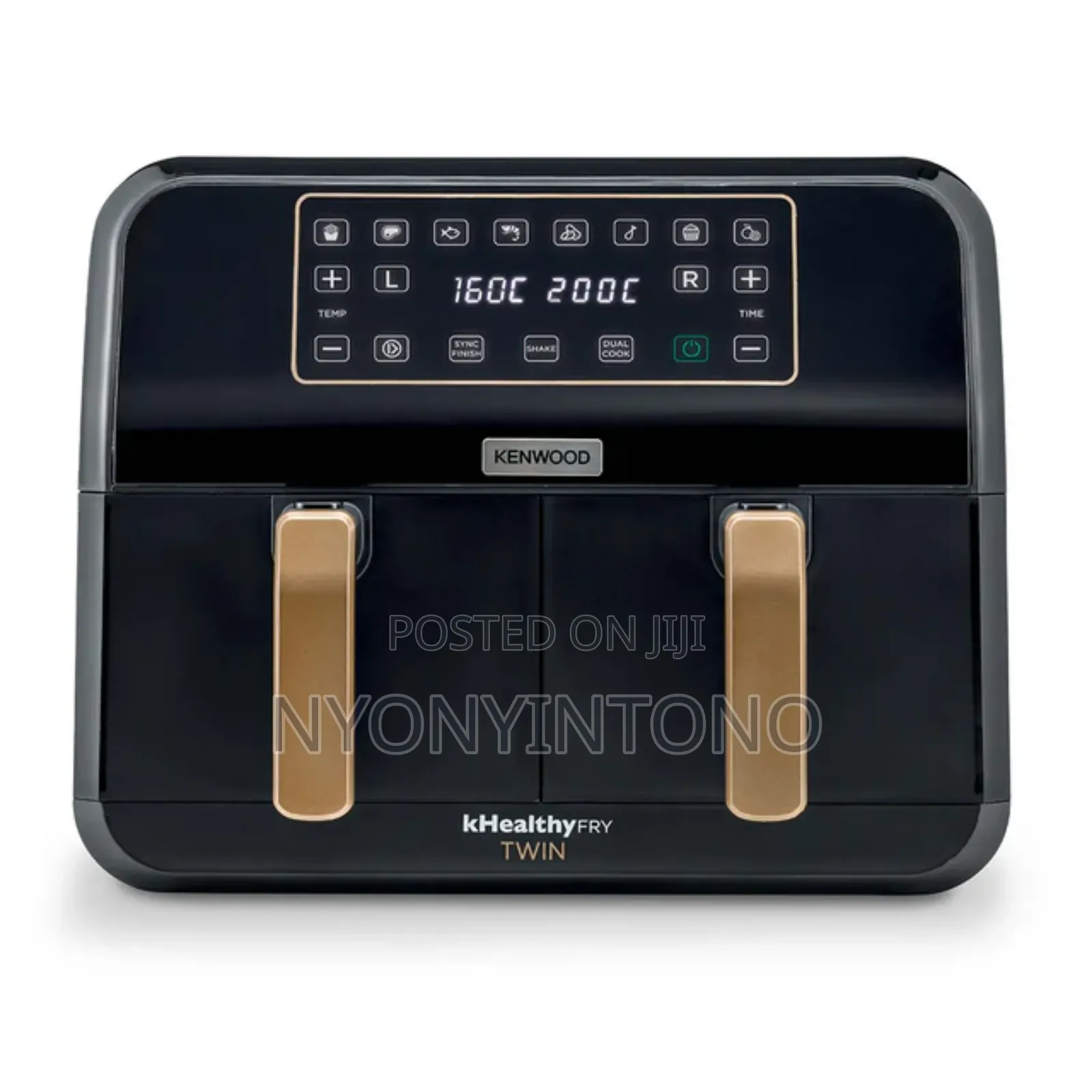 Kenwood Hfp70 4litres ×2 Dual Basket With 8 Present Programs