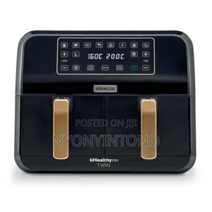 Kenwood Hfp70 4litres ×2 Dual Basket With 8 Present Programs