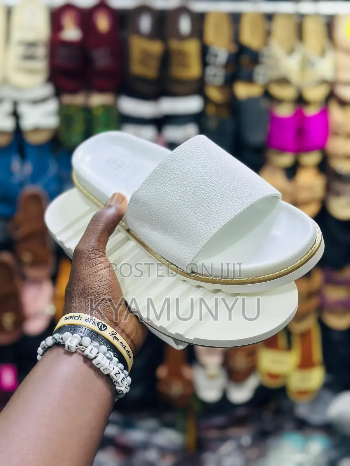 Brunello Cucinelli Leather Slide Sandals