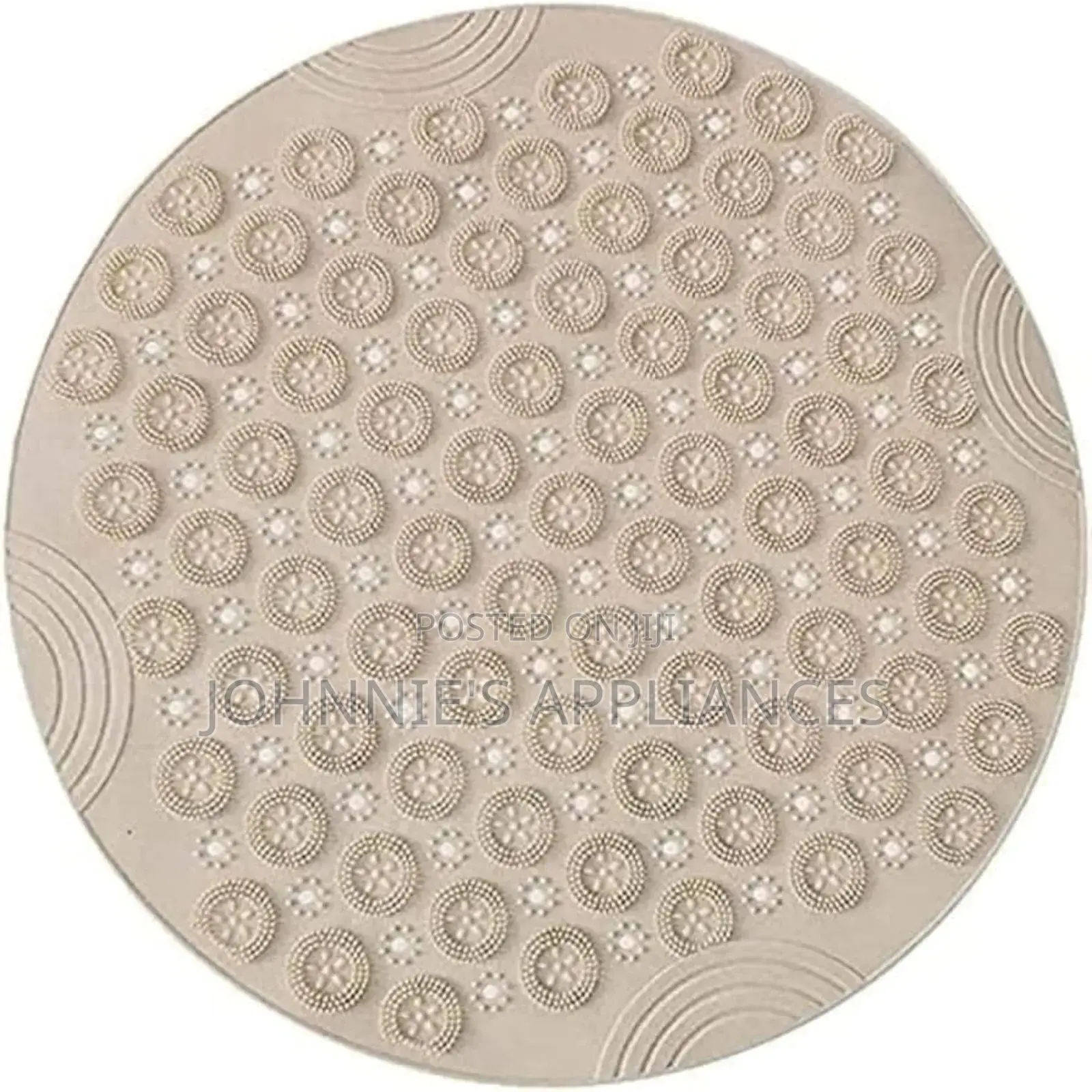 Round Anti-Slip Massage Shower Mat – Purple