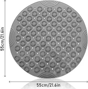 Round Anti-Slip Massage Shower Mat – Purple