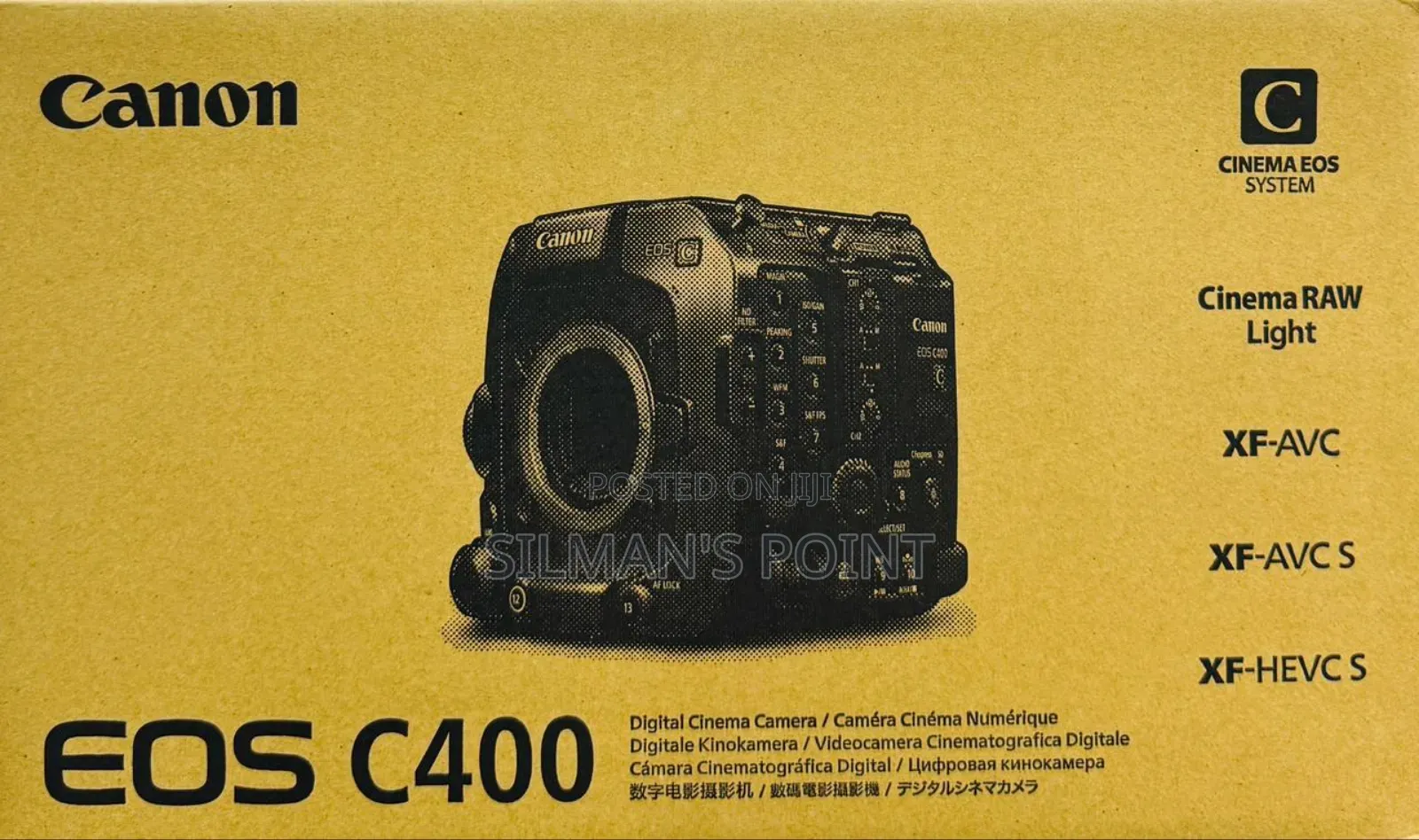 Canon Eos C400 Digital Cinema Camera