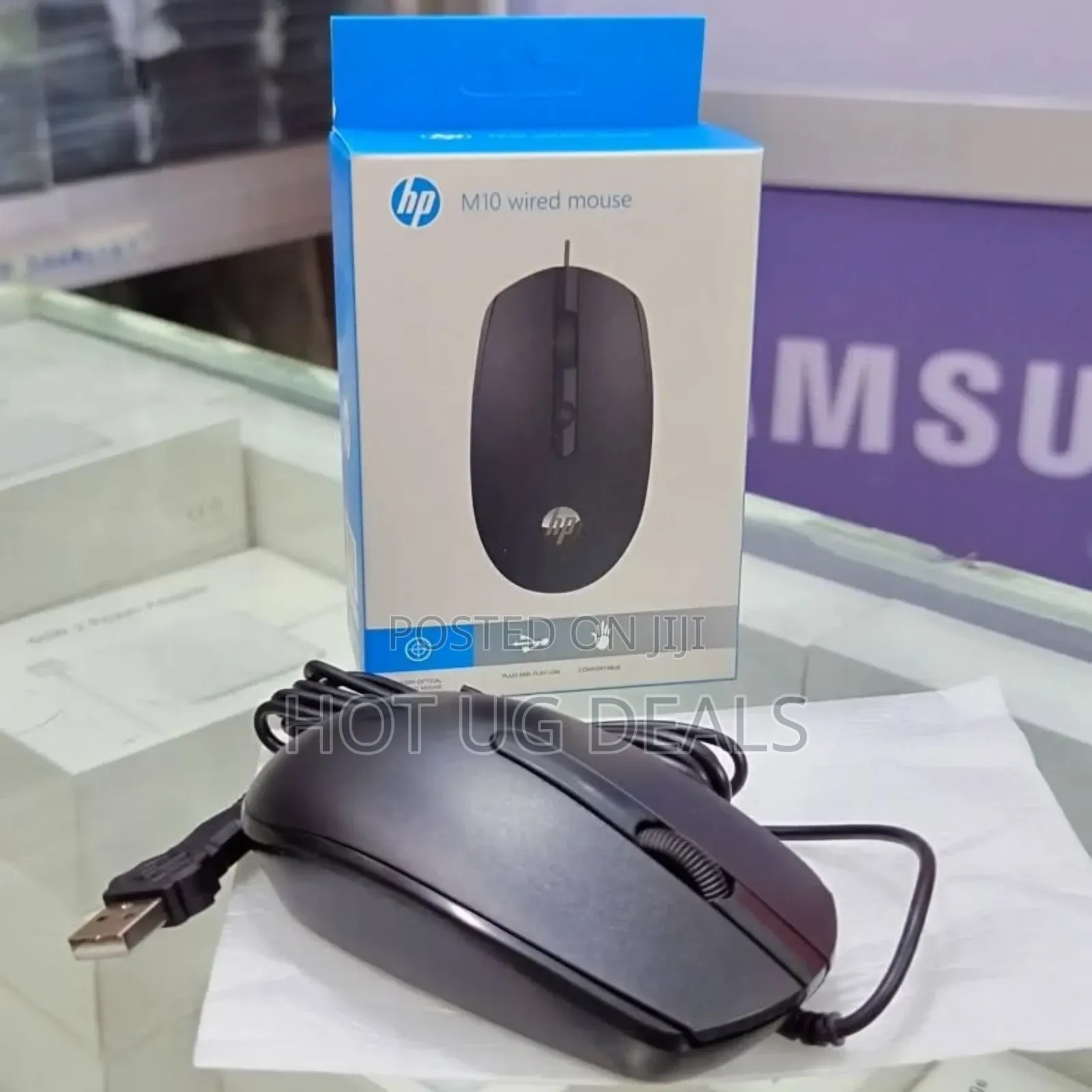 Hp M10 Wired Mouse -black